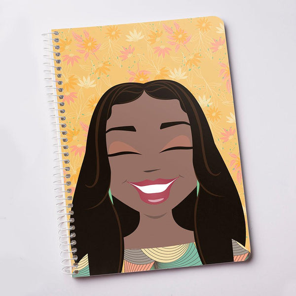 "Ms Sweet Serenity" Spiral Notebook - TheDynaSmiles.com