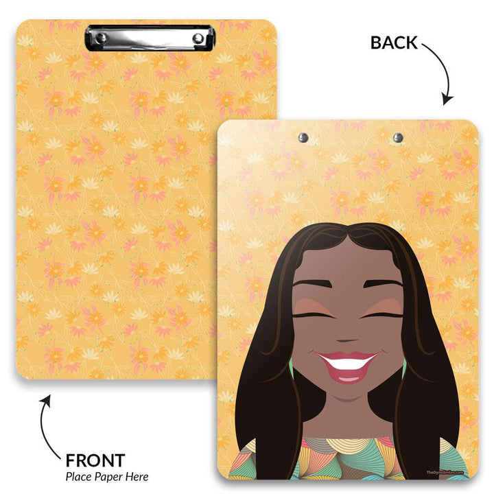"Ms Sweet Serenity" Clipboard - TheDynaSmiles.com