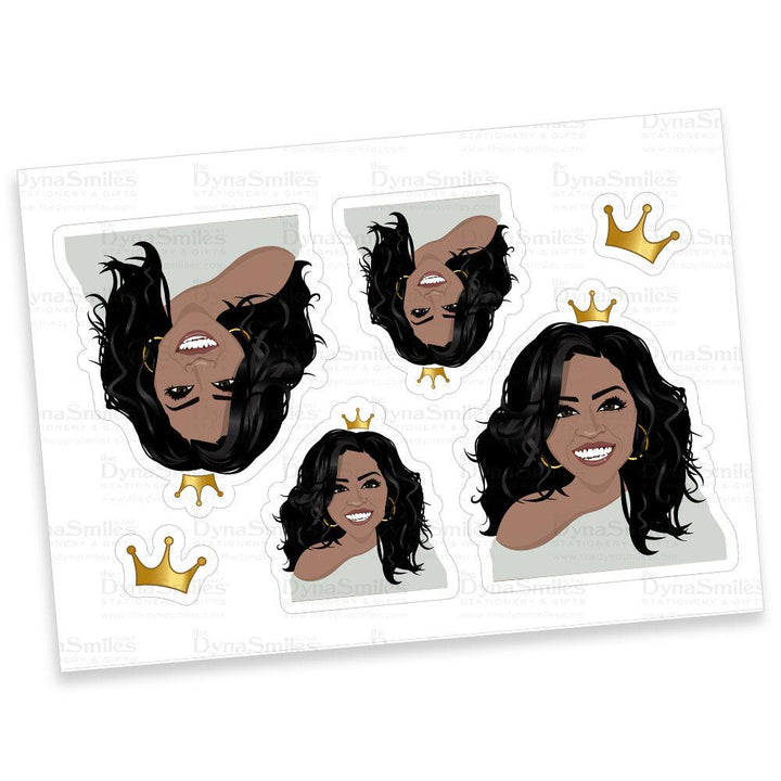 "Forever First Lady Michelle Obama - 5x7 Sticker Sheet - TheDynaSmiles.com