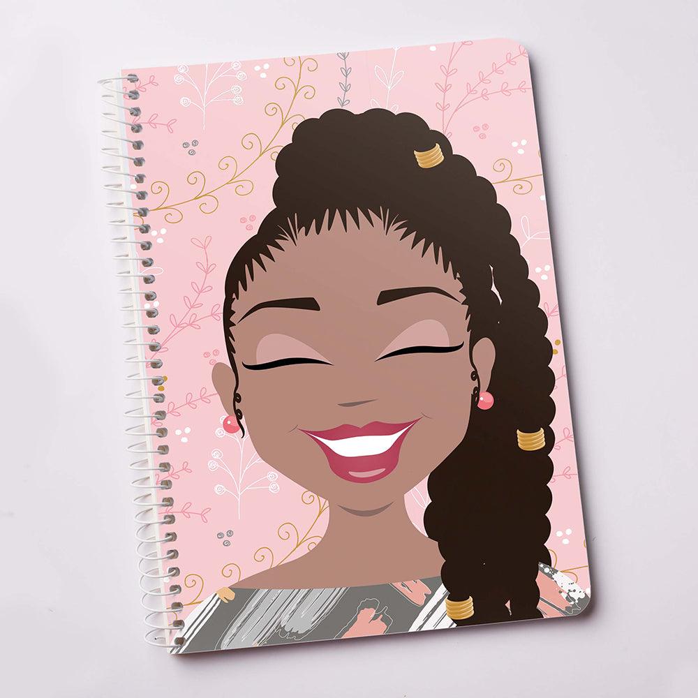 "Ms Candy Cascade" Spiral Notebook