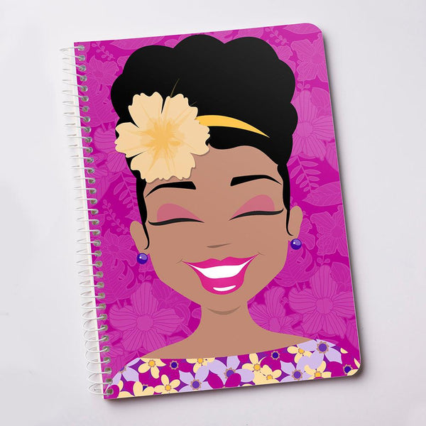 "Ms Precious Petal" Spiral Notebook - TheDynaSmiles.com