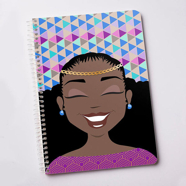 "Ms Purpose Prism" Spiral Notebook - TheDynaSmiles.com