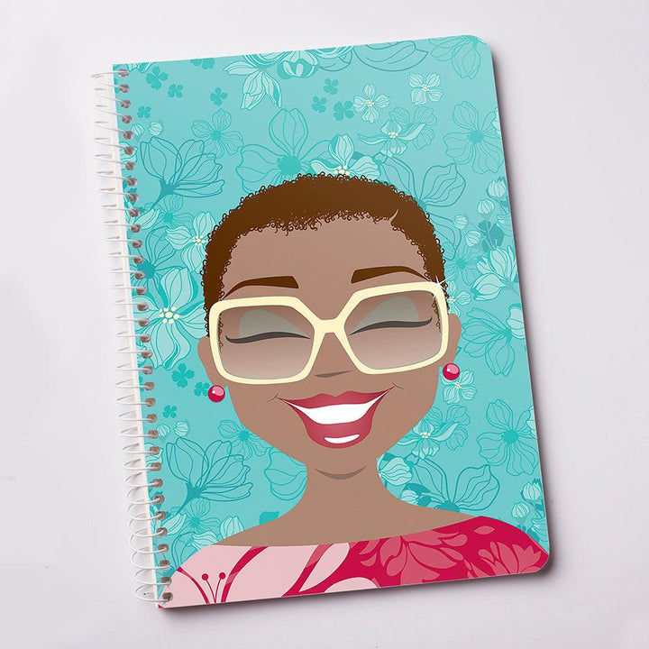 "Ms Teeny Weeny Tiffany" Spiral Notebook - TheDynaSmiles.com