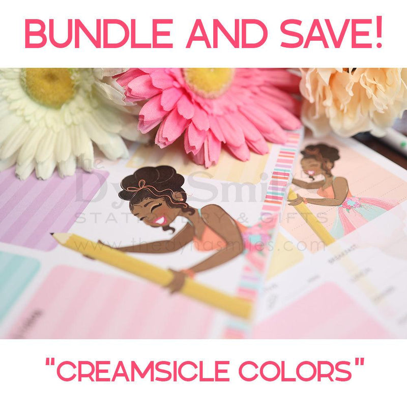 "Creamsicle Colors" Notepads Bundle